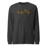 My Heart Beats Bitcoin Long Sleeve T-Shirt - Image 2