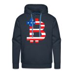 American Flag Bitcoin B Hoodie Sweatshirt