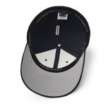 Infinity/21,000,000 (White Embroidery) Bitcoin Flexfit Hat - Image 4