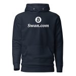 Swan.com Snow Logo Bitcoin Hoodie Sweatshirt