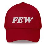 Few Bold (White Embroidery) Bitcoin Dad Hat - Image 3