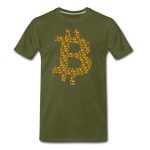 B (Orange Pills) Bitcoin T-Shirt - Image 2