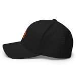 Bitcoin B (Orange Embroidery) Flexfit Hat - Image 3