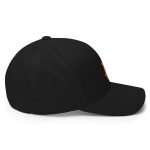 Bitcoin B (Orange Embroidery) Flexfit Hat - Image 4