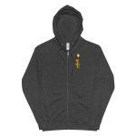 Bitcoin Balloon Girl Zip-up Hoodie Sweatshirt - Image 3