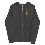 Bitcoin Balloon Girl Zip-up Hoodie Sweatshirt - Image 5