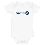 Swan Logo Bitcoin Infant One Piece