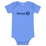 Swan Logo Bitcoin Infant One Piece - Image 3