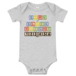 Born At Block Height Bitcoin (Personalize) Infant One Piece