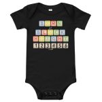 Born At Block Height Bitcoin (Personalize) Infant One Piece - Image 2