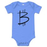 Freehand Bitcoin Infant One Piece - Image 2