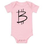 Freehand Bitcoin Infant One Piece - Image 3