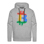 Four Color Bitcoin B Hoodie Sweatshirt - Image 3