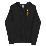 Bitcoin Balloon Girl Zip-up Hoodie Sweatshirt