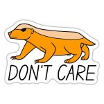 Honey Badger Don't Care Bitcoin Sticker