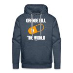 Orange Pill The World Bitcoin Hoodie Sweatshirt - Image 2