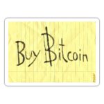 Buy Bitcoin Sign Sticker