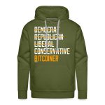 Democrat Republican Conservative Liberal Bitcoiner (White Lettering) Bitcoin Hoodie Sweatshirt - Image 4