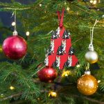 Bitcoin Is For The Cats Red Wooden Ornament - Image 2