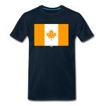 Bitcoin Flag of Canada T-Shirt - Image 2