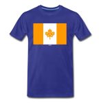 Bitcoin Flag of Canada T-Shirt - Image 4