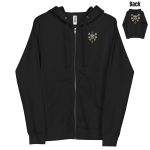 Poker Skull Bitcoin Zip-up Hoodie Sweatshirt