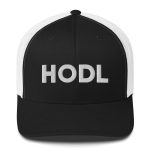 HODL Bitcoin (White Embroidery) Trucker Hat