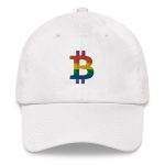 Rainbow Bitcoin B Dad Hat - Image 3