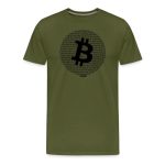 Binary Bitcoin Round Design T-Shirt