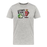 Lettuce Be Real Meat Rules Carnivore T-Shirt - Image 2