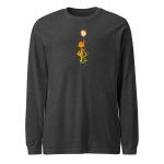 Bitcoin Balloon Girl T-Shirt Long Sleeve T-Shirt - Image 2