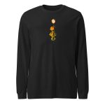 Bitcoin Balloon Girl T-Shirt Long Sleeve T-Shirt - Image 3