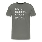 Eat Sleep Stack Sats Bitcoin T-Shirt