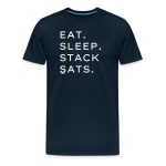 Eat Sleep Stack Sats Bitcoin T-Shirt - Image 2