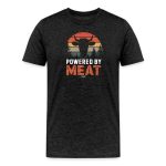 Powered By Meat Retro Sunset Carnivore T-Shirt