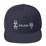 Bitcoin Is Math Snapback Hat - Image 4