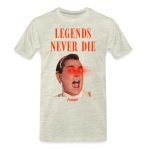 Legends Never Die Bitcoin T-Shirt - Image 2