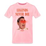 Legends Never Die Bitcoin T-Shirt - Image 3