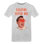 Legends Never Die Bitcoin T-Shirt - Image 4