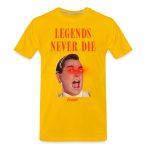 Legends Never Die Bitcoin T-Shirt - Image 6