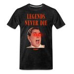 Legends Never Die Bitcoin T-Shirt - Image 7