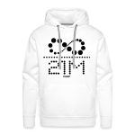 Infinity Divided By 21 Million (Black Dotted) Hoodie Sweatshirt - Image 2