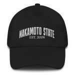 Nakamoto State Est. 2009 (White Embroidery) Bitcoin Dad Hat