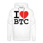 I Heart BTC Bitcoin Hoodie Sweatshirt - Image 2