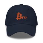 Brrr (Orange) Bitcoin Dad Hat - Image 3