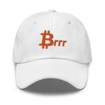 Brrr (Orange) Bitcoin Dad Hat - Image 5