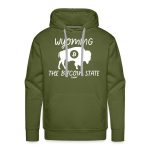 Wyoming The Bitcoin State Hoodie Sweatshirt