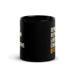 Democrat Republican Conservative Liberal Bitcoiner (White Lettering) Bitcoin Coffee Mug - Image 3