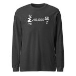 Bitcoin Is Math Long Sleeve T-Shirt