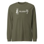 Bitcoin Is Math Long Sleeve T-Shirt - Image 4